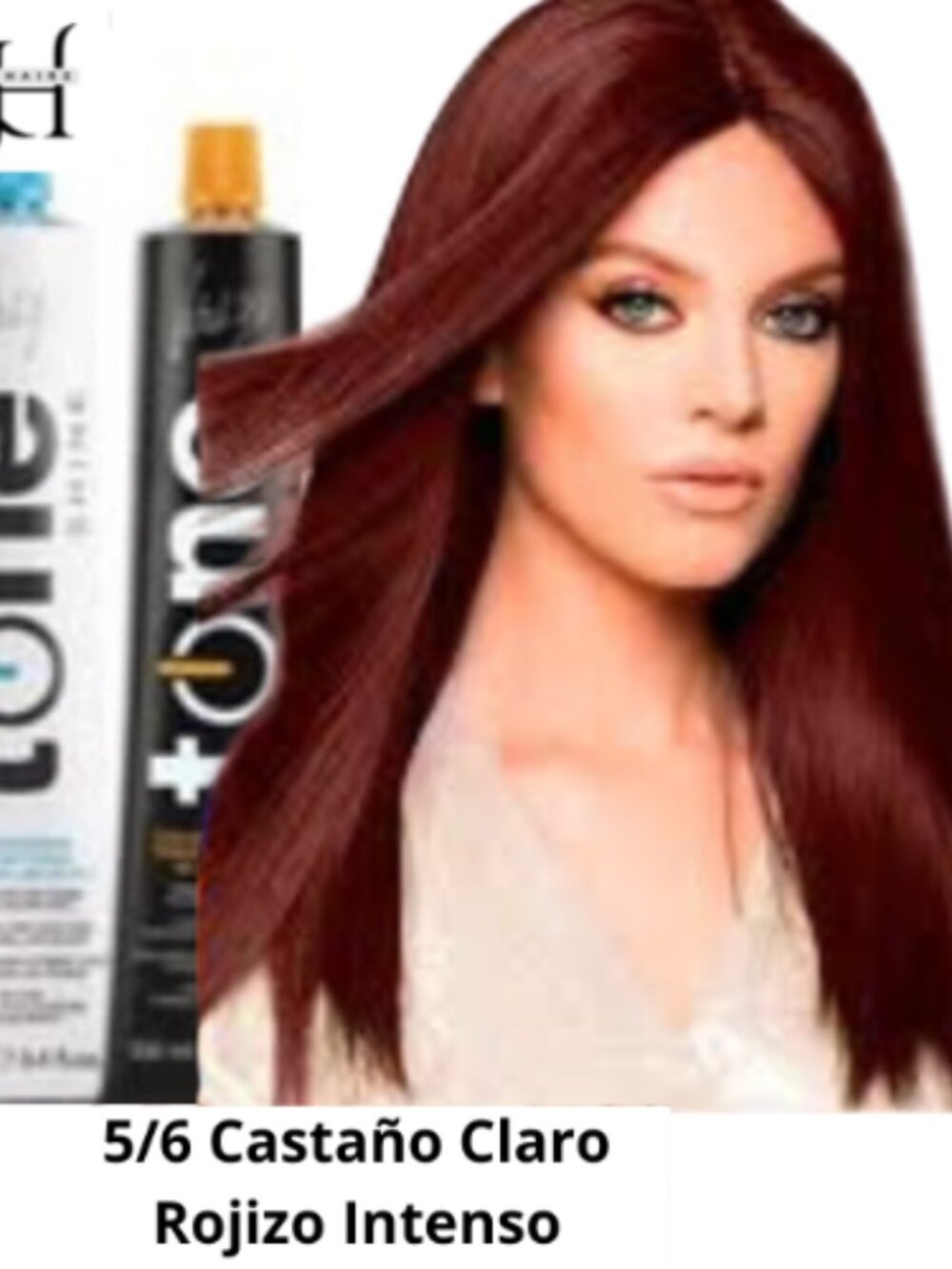 Tinte Vitality's Tono 5.6 Castaño Claro Rojizo Intenso Color intenso